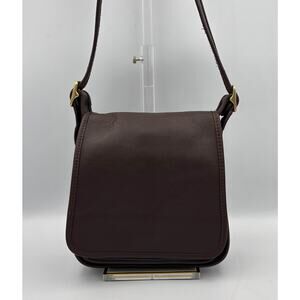 Vintage Coach 9145 Legacy Studio Flap Bag | 90s Rare Brown Leather Crossbody